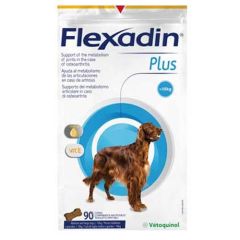 Chondroprotector Flexadin Plus pour chiens de taille moyenne et grande (90 comprimés)