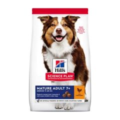 Hill's Science Plan Canine Mature Adult 7+ Medium Poulet