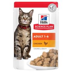 Hill's Feline Adult Poulet (sachets)