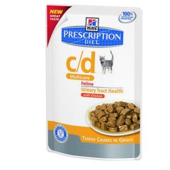 Hill's Prescription Diet C/D Poulet Feline (sachets)