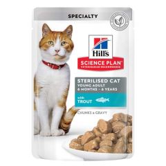 Hill's Science Plan Feline Sterilised Truite (sachets)