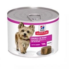 Hill's Canine Mature Mousse Small & Mini Beef (Boîtes)