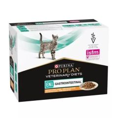 Purina Veterinary Diets Chat EN Gastrointestinal Poulet 85 gr x 10 (Sachets)