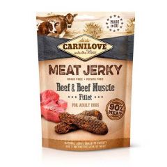 Carnilove Jerky Snacks Fillets Beef & Beef Muscle - 12 x 100 gr