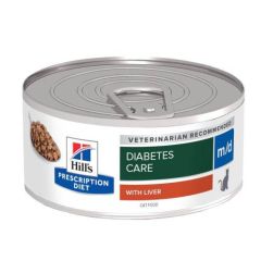 Hill's Prescription Diet M/D Feline Boîte 156 gr.