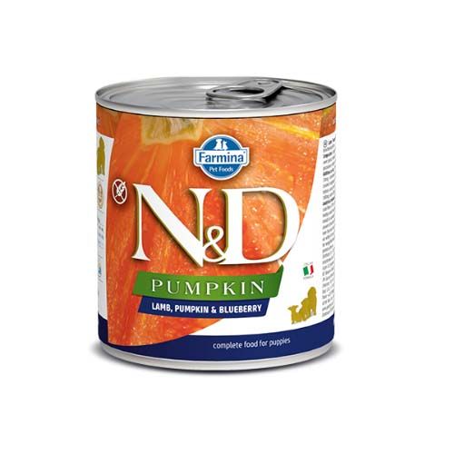 Farmina N&D Pumpkin Puppy Agneau & Canneberge (Boîtes) 285 gr x 6