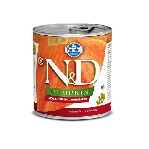 Farmina N&D Pumpkin Adult Poulet & Grenade (Canettes) 285 gr x 6