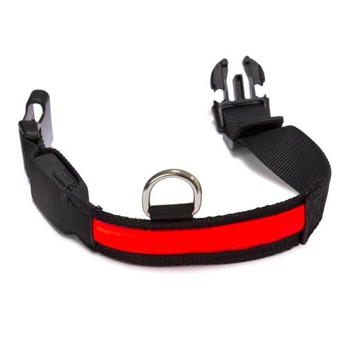 Collier lumineux LED Rouge