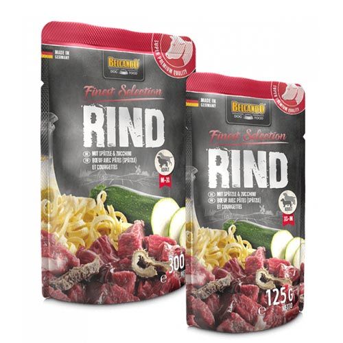 Belcando Dog Noodles avec bœuf et courgette ( sachets )