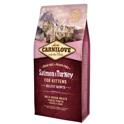 Carnilove Feline Kitten Salmon & Turkey (Saumon & Dinde)