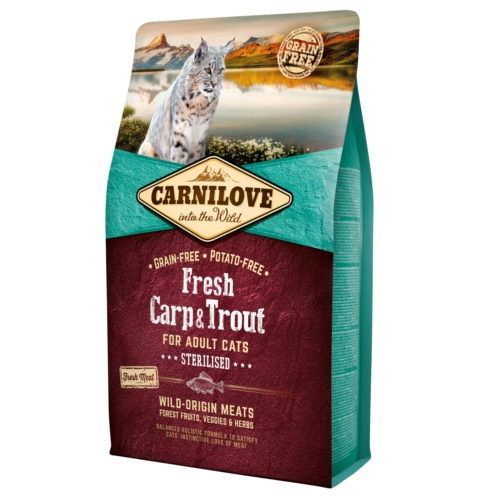 Carnilove Feline Sterilised Fresh Carp & Trout (Carpe et Truite)