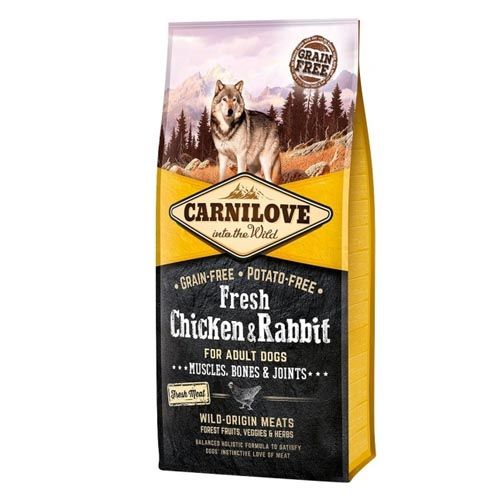 Carnilove Adult Fresh Chicken & Rabbit Bones & Joints (Poulet & Lapin)