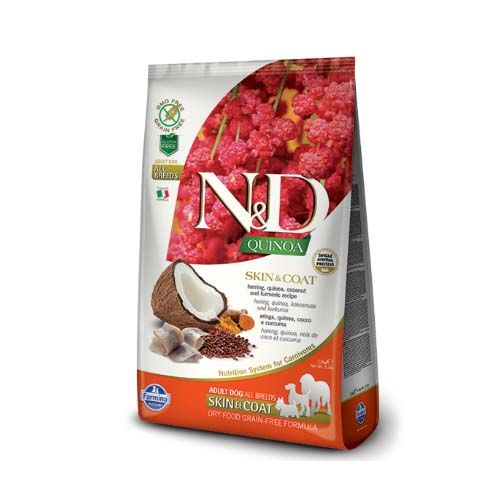 Farmina N&D Grain Free Quinoa Skin & Coat Poisson Chien