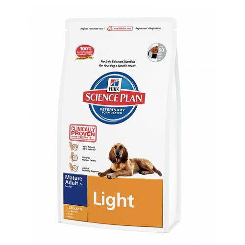 Hill's Science Plan Canine Mature Adult 7+ Light Medium Poulet