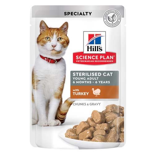 Hill's Science Plan Feline Sterilised Dinde (sachets)