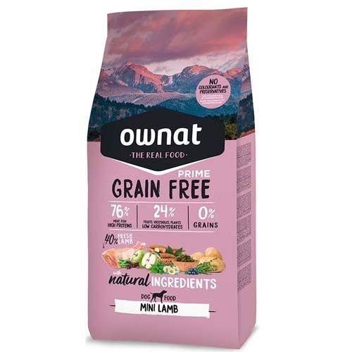 Ownat Grain Free Prime Mini Lamb (Expédition 3 - 5 jours)