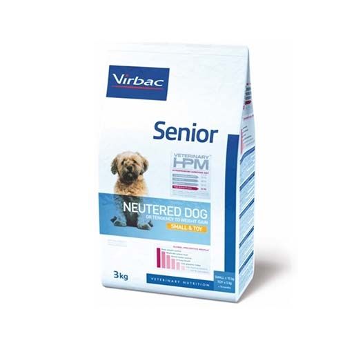 Virbac HPM Senior Neutered Small & Toy Chien