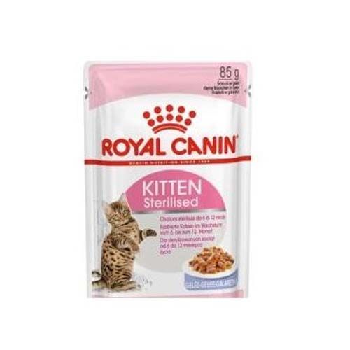 Royal Canin Cat Kitten Sterilised Gélatine (Sachets) 85 gr x 12