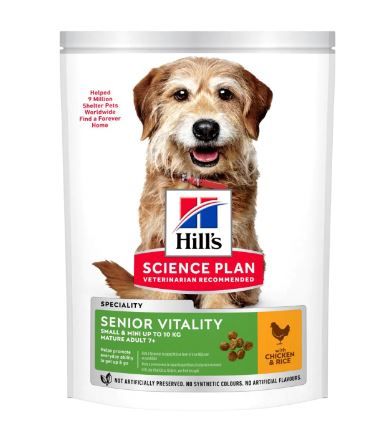 Hill's Science Plan Canine Senior Vitality Small & Mini Poulet