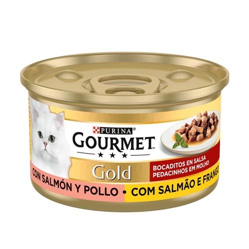 Bouchées de poulet et saumon Gold Gourmet